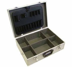 High Performance Aluminium Tool Case Various Colors With Removable Divider
